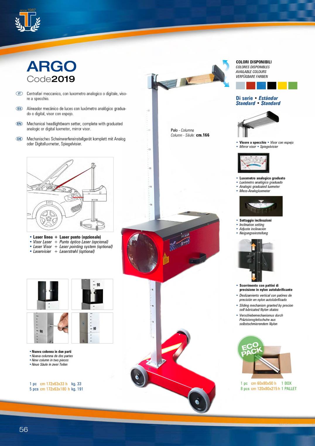 เครื่องทดสอบโคมไฟหน้า ARGO